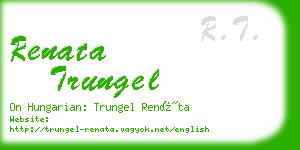 renata trungel business card